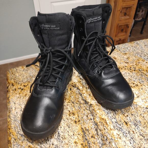 Response Gear Tactical Footwear Black Boots Size 13 USA Model 1077 - Picture 4 of 12